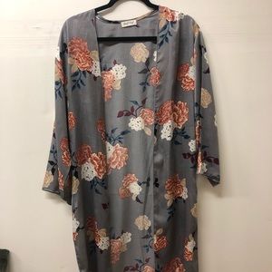 Floral kimono